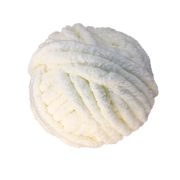 Bulky Knitting Chenille Xov Paj Rau Tes Knitting