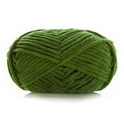 Yuav ua li cas knit nrog chenille chunky yarn?