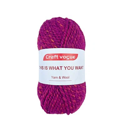 Mos Chunky Wool Acrylic Blend Xov Paj