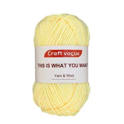 100 Acrylic Xov Paj Rau Crochet